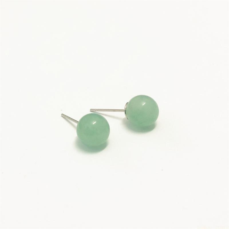 Formal Wear Jewelry For Women - 31BF الكريستال الطبيعي أقراط خرز مستديرة
