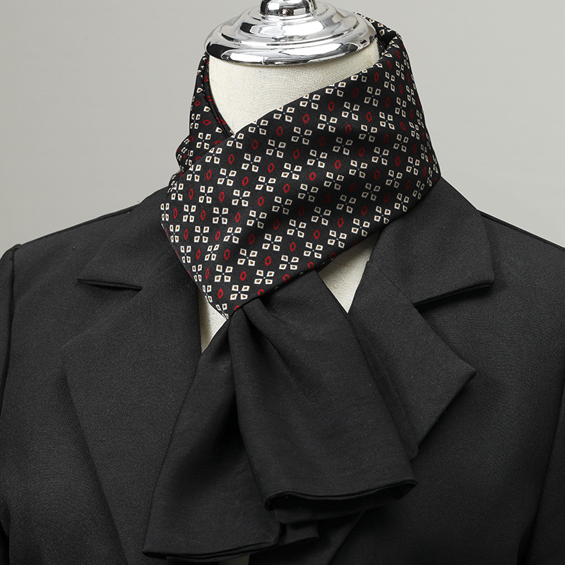Scarf Silk Neck - وشاح رجالي تقليد الحرير وشاح للرقبة