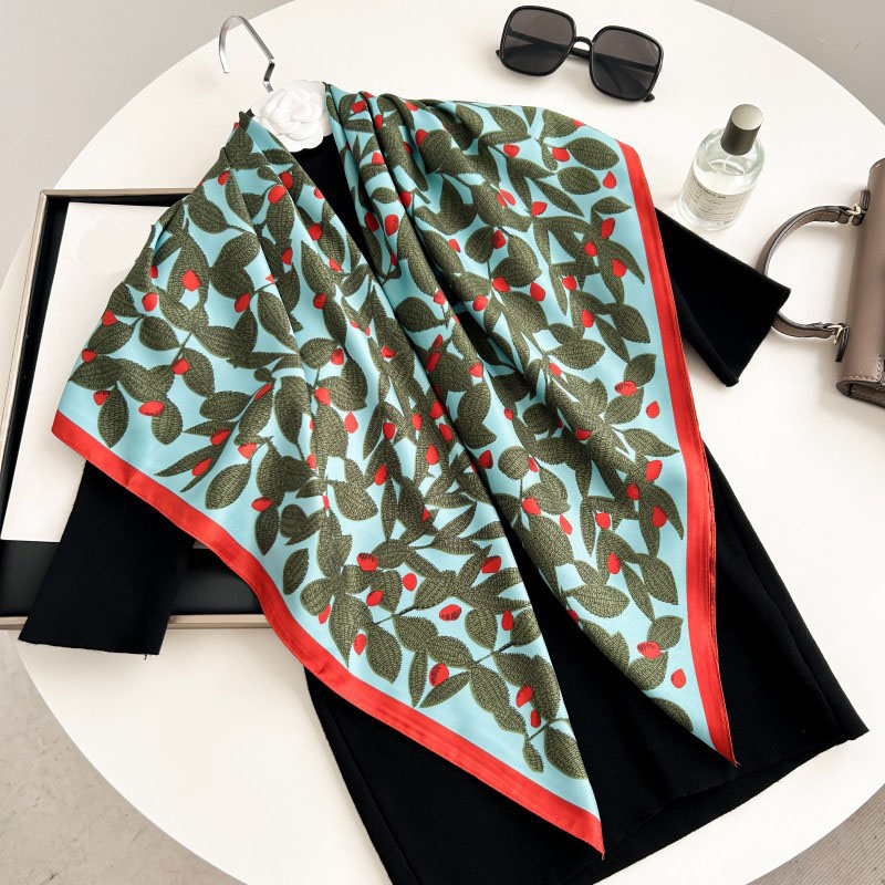 وشاح مربع 90 سم عالي الجودة لل - مراجعة Scarf Silk Neck وسعره