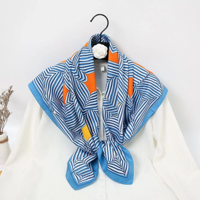 وشاح مربع 90 سم عالي الجودة لل - مراجعة Scarf Silk Neck وسعره