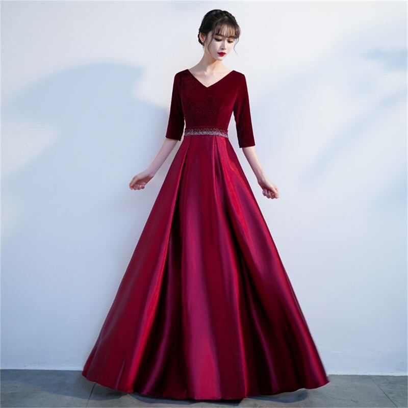 فستان كورالي طويل على الطراز ا - مراجعة Woman Formal Wear وسعره