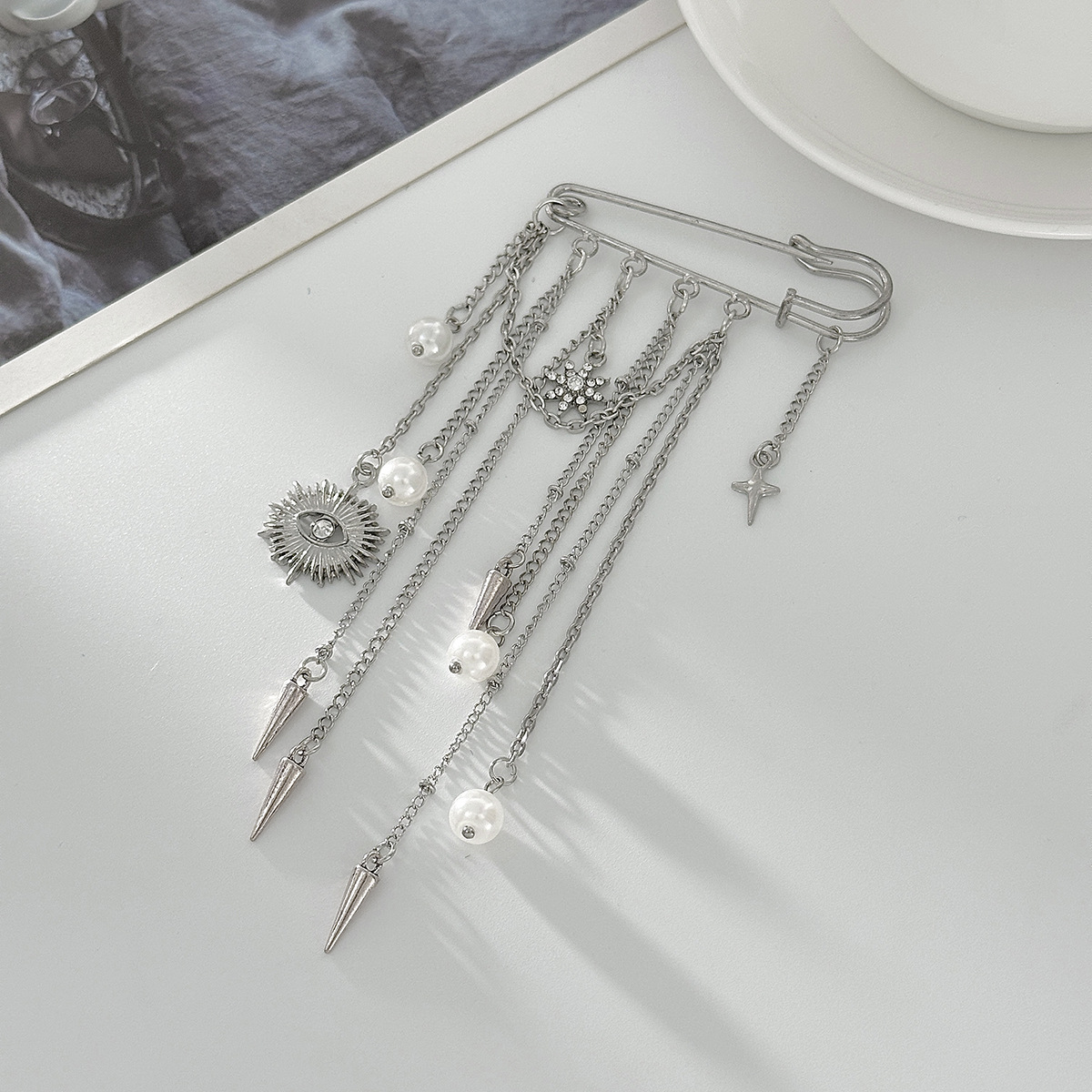 تقليد اللؤلؤ بروش أنيق برشام ب - مراجعة Formal Wear Jewelry For Women وسعره