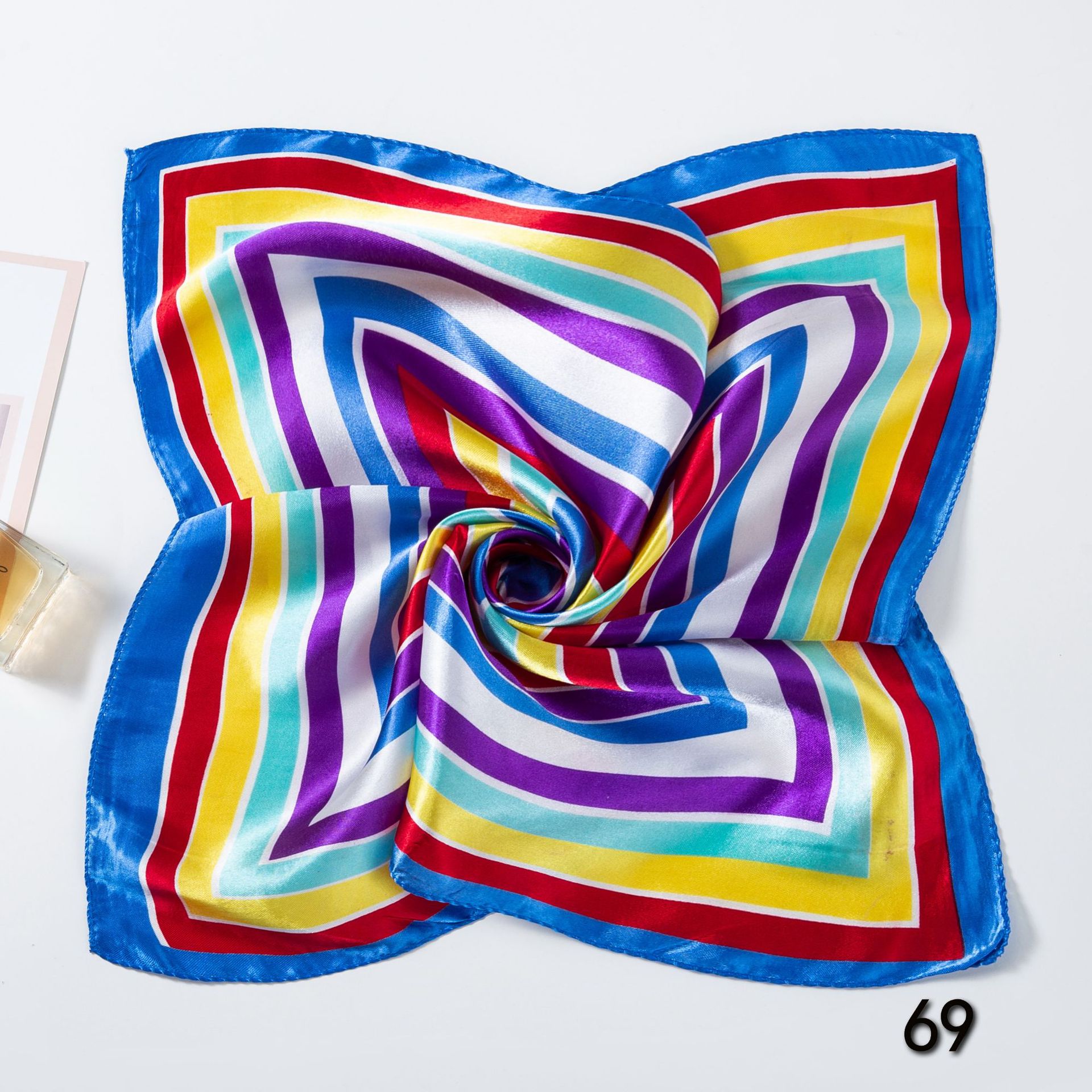 50*50 سنتيمتر مربع الأوشحة الح - مراجعة Scarf Silk Neck وسعره