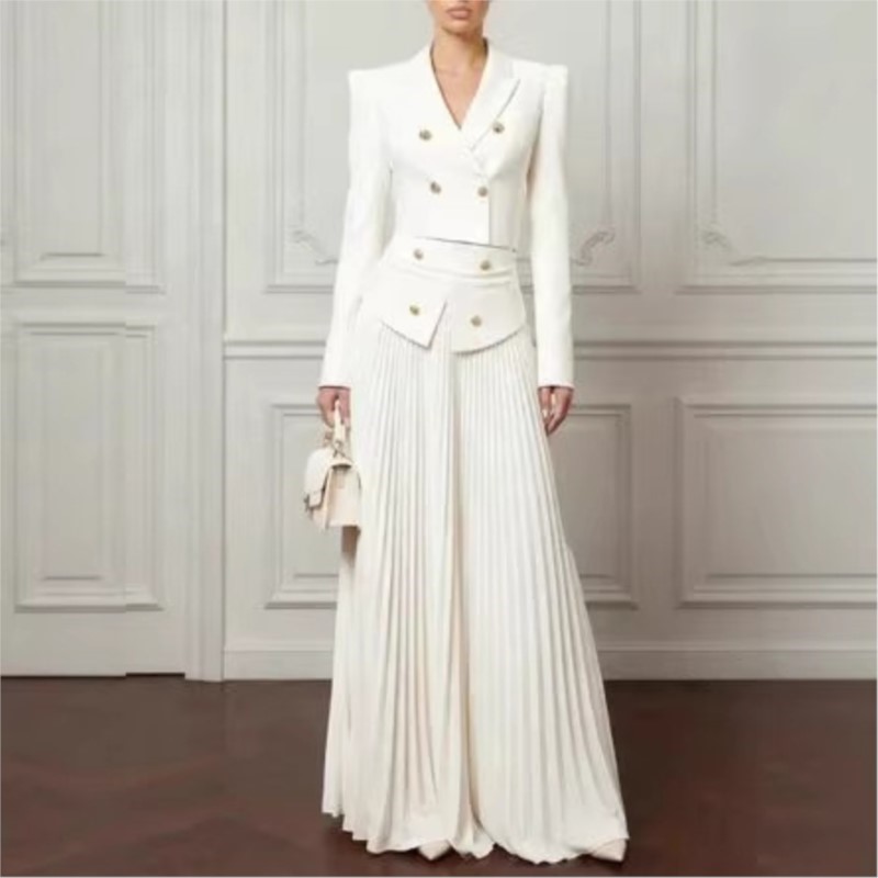 طقم أنيق من قطعتين: سترة بليزر - مراجعة Woman Formal Wear وسعره
