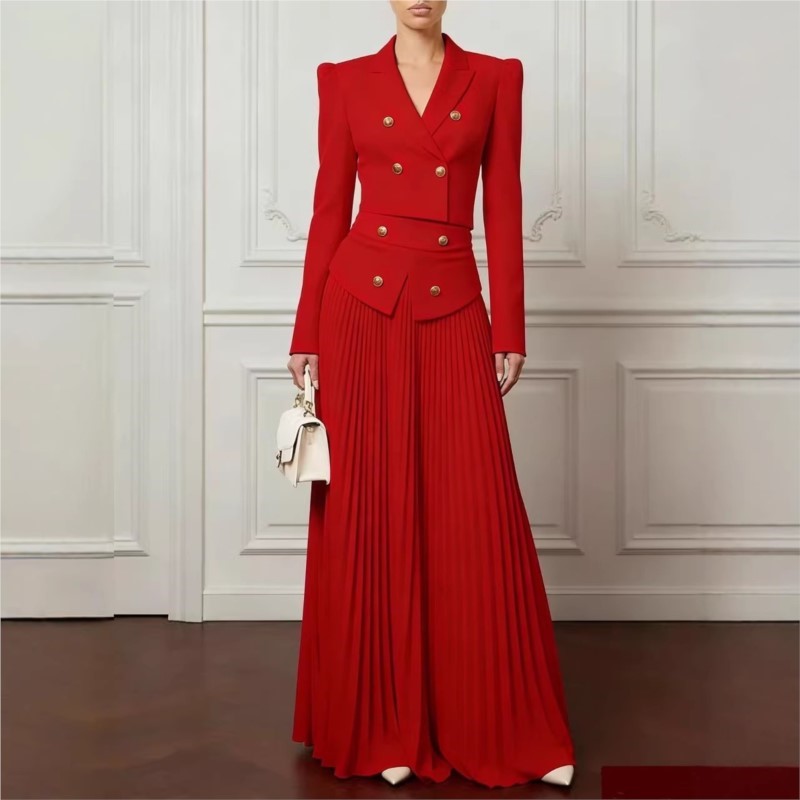 طقم أنيق من قطعتين: سترة بليزر - مراجعة Woman Formal Wear وسعره