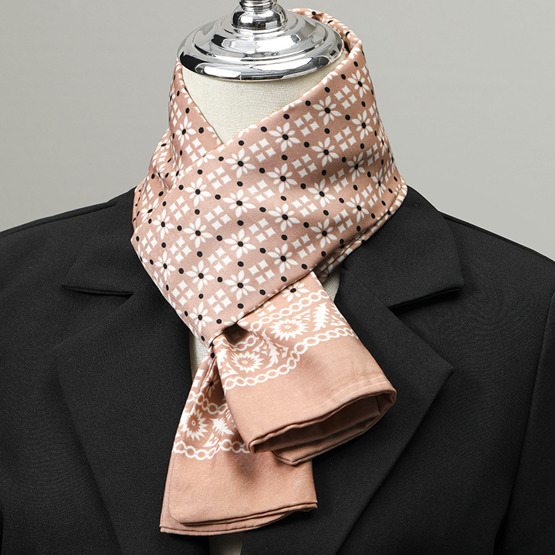 وشاح رجالي تقليد الحرير وشاح ل - مراجعة Scarf Silk Neck وسعره