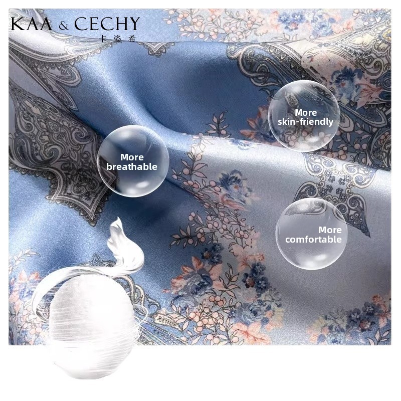 وشاح مربع من الحرير الطبيعي 10 - مراجعة Scarf Silk Neck وسعره