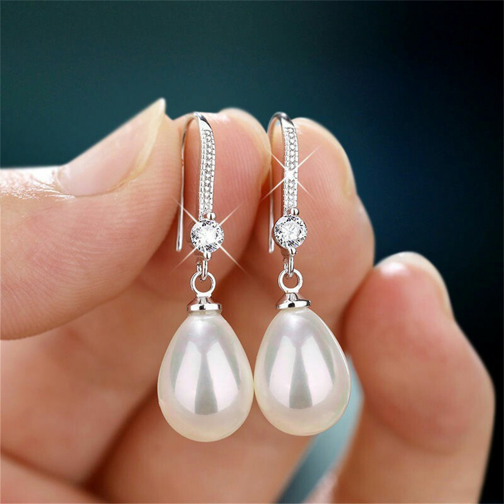 أقراط من اللؤلؤ المقلد، مجوهرا - مراجعة Formal Wear Jewelry For Women وسعره